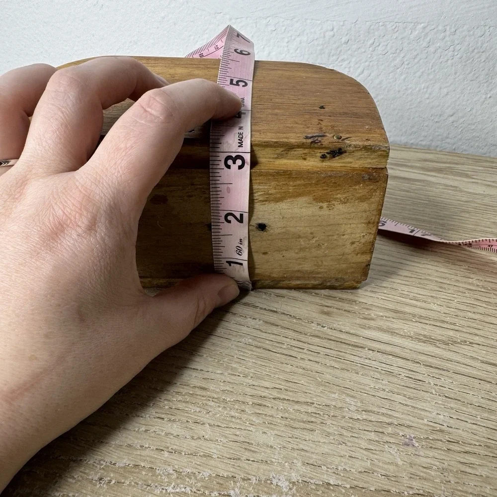 Vintage Handmade Wood Paper Napkin Holder Cottagecore Farmhouse‎ Country Folk